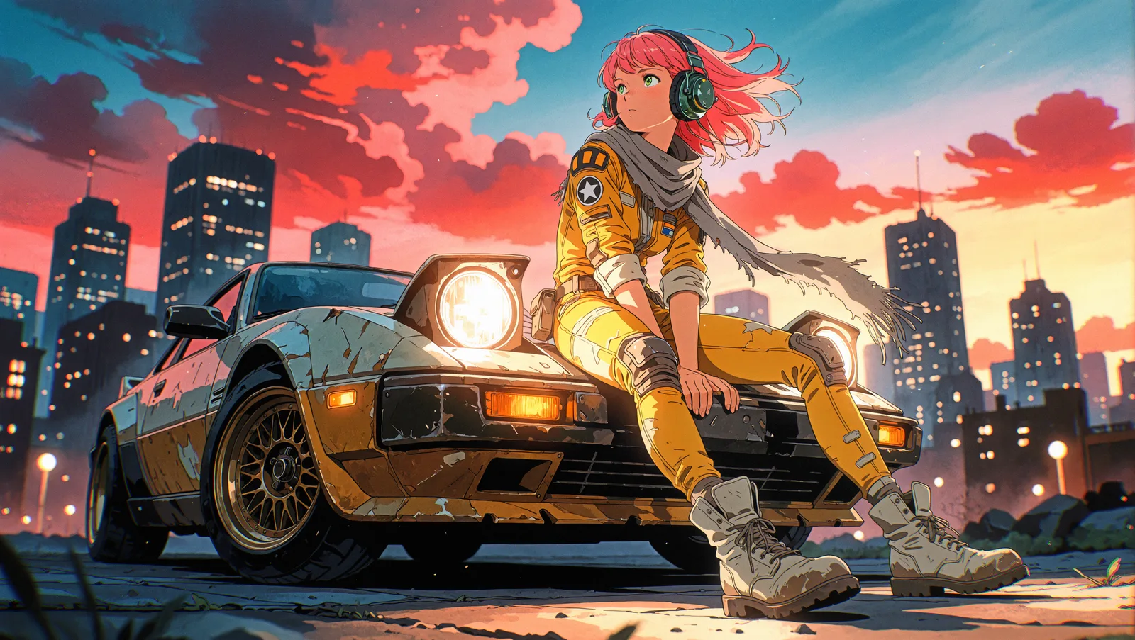 put this on and take the wheel — key art